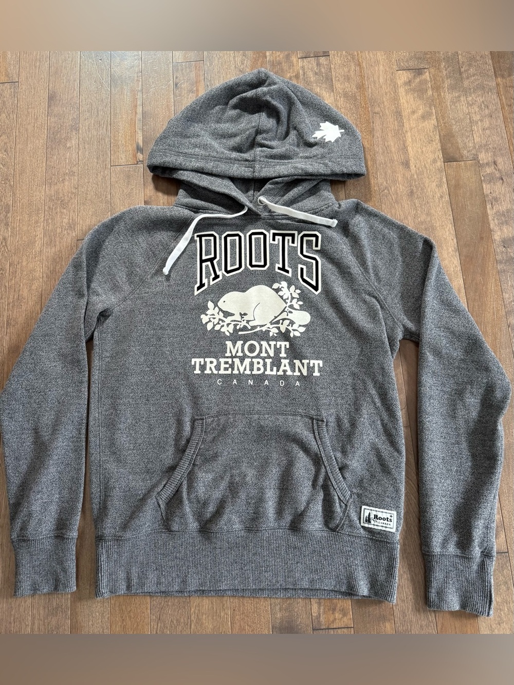 Roots Mont Tremblant Hoodie – Men’s M – Heather Grey – Local Limited Edition